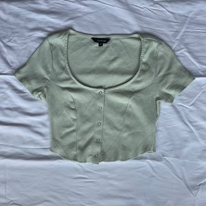 Mint Green Crop Top